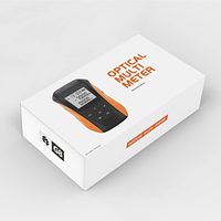 Medidor de Potencia Óptica con Localizador Visual de Fallas (VFL), Medidor de Luz de Fibra Óptica FTTH y Probador de Cables, Batería de Iones de Litio, Carga USB