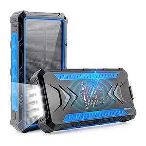 Batterie Externe Portable Solaire de Gros 20000mAh 36000mAh pour Urgences Extérieures avec Recharge Sans Fil - Product Image 4