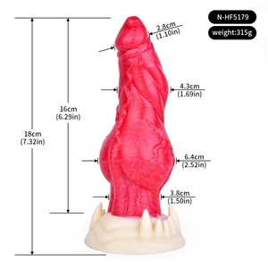 NNSX Anal <b>Dildo</b> with Big Knot Dog <b>Dildo</b> for Women and Gay Masturbate Massage Wand Animal Cock Sex Toys Adult 18+ - Product Image 3