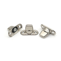 Vis de fixation double hauteur à 2 trous en acier inoxydable/laiton nickelé CNC pour bâche de bateau/yacht, taille personnalisée