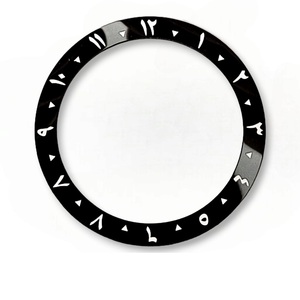 <span class=keywords><strong>Lunette</strong></span> d'affichage à led personnalisée <span class=keywords><strong>lunette</strong></span> en aluminium céramique saphir insert boîtier de montre pièce de service d'usinage CNC - Product Image 6