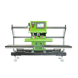 Newest heat press print penumatic double work stations 16*20 heat press machine for T-shirt Batch printing
