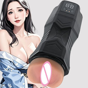 Cốc thủ dâm nam mạnh mẽ với chức năng kích thích quy đầu và máy rung dương vật 10 chế độ giúp kéo dài thời gian xuất tinh - Đồ chơi tình dục dành cho nam giới - Product Image 1