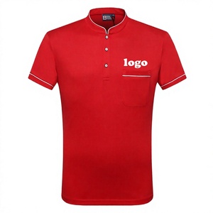 Men Short Sleeve Knitted <b>Button</b> Front Polo T-<b>Shirt</b> With Front Logo Casual Style High Quality Breathable Summer Wear - Product Image 1