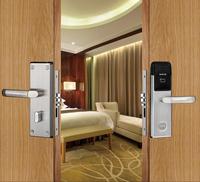 Système de contrôle d'accès sans fil HUNE UL pour hôtel, résistant au feu, avec serrure de porte intelligente à carte PMS, compatible Guesty TThotel Motel Room