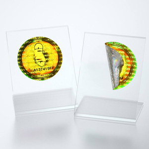 Etiqueta de holograma 3D a prueba de manipulaciones, sello de seguridad destructible, etiqueta holográfica de uso único - Product Image 2