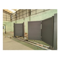 Dernière entrée principale automatique conception électrique extérieure en aluminium allée bi porte pliante