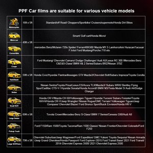 ฟิล์มป้องกันสีรถยนต์นาโน TPU PPF ฟิล์มใสแบบรักษาเองฟิล์มรถยนต์นาโน TPU PPF - Product Image 4