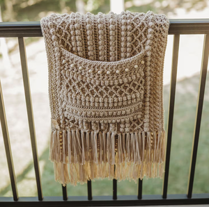 الكروشيه البوهيمي جيب وشاح الكروشيه جيب شال - Product Image 6