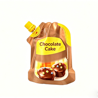 Pochettes souples écologiques biodégradables personnalisées de 50 à 100 ml avec bec verseur à vis pour liquides, réutilisables, pour l'emballage de nourriture pour bébé