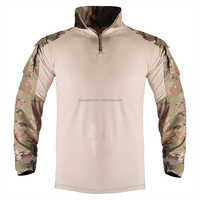 Vêtements de chasse tactique Camouflage Tshirt Uniforme Mâle Entraînement en plein air Respirant Tactico Chemise à manches longues T-shirts tactiques