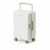 Nouvel ensemble de valises 3 pièces de luxe 2025, mignonnes et simples, avec roulettes TSA à 4 roues, légères en PC, pour bagage cabine