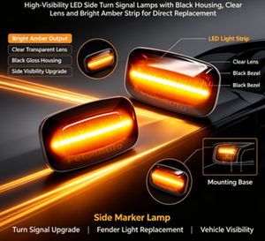 Indicatori Laterali LED Sequenziali per Forester <span class=keywords><strong>Impreza</strong></span> 2008-2016, OE 84401KJ001, 12V, Garanzia <span class=keywords><strong>1</strong></span> Anno - Product Image 2