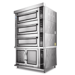 Personalizzare <span class=keywords><strong>Pietra</strong></span> tre deck forni a vapore con cella di fermentazione o <span class=keywords><strong>forno</strong></span> a convezione - Product Image 1