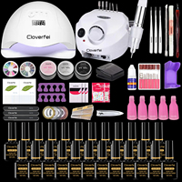 Ensemble de vernis à ongles gel UV professionnel en gros d'usine avec outils de manucure Soak Off Type pour lampe à LED OEM/ODM Logo inclus