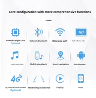 Système de navigation automobile Android universel transfrontalier 9 pouces 10 pouces avec écran IPS pour l'interconnexion multimédia Android OS