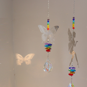 <b>Crystal</b> Suncatchers Fairies Butterflies Birds Owls <b>Trees</b> Window Hanging Drench Your Space Inrainbow Energy - Product Image 2