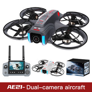 New AE21 Max AI 4.3” Brushless Drone with Screen Optical Flow Hover 4-Side Obstacle Avoidance 90° ESC Dual <b>Camera</b> RC Quadcopter - Product Image 1