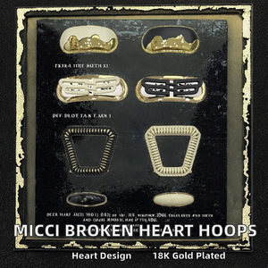 Hebilla de Zapatos de <span class=keywords><strong>Mujer</strong></span> con Diseño de <span class=keywords><strong>Montaña</strong></span> Dorada, Modelo GM, Adorno Decorativo de Zinc - Product Image 3