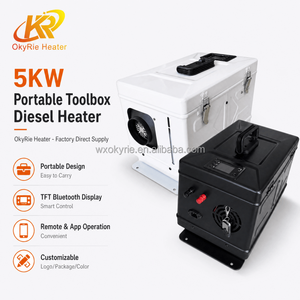 Calentador de Aire Diésel Todo en Uno OkyRie ATB504H de 5KW, Calentador Horizontal para Caja de Herramientas con Pantalla TFT y Control Remoto para <span class=keywords><strong>Furgonetas</strong></span> de Camping de Lujo - Product Image 1