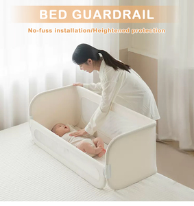 Barandilla Plegable de Hierro para Cama de Bebé, Barrera Anticaídas para Niños con Protección Superior - Product Image 1