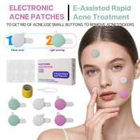 Patchs électroniques en plastique anti-acné, dispositif portable à action rapide pour éliminer l'acné, fonctionne sur piles, personnalisé pour usage domestique, soin de la peau.