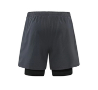 Shorts de sport pour hommes personnalisables avec votre logo, en Spandex/Polyester, respirants, séchage rapide, longueur genou, taille élastique, vente en gros