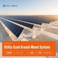 Panneau solaire bifacial double vitrage JA Solar JAM66D46 LB 715-740W de type N, DeepBlue 4.0 Pro, module à 23,8 % d'efficacité pour ferme solaire