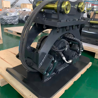 Compacteur de plaques hydraulique haute fréquence pour excavatrice, idéal pour le remblaiement de fossés et les travaux d'aménagement paysager, compatible avec les excavatrices de 5t, 7t, 8t, 9t