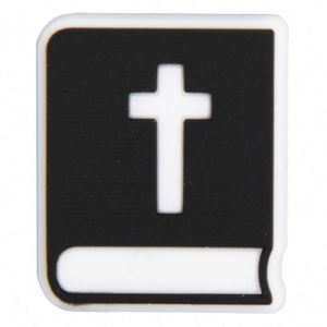 จี้รองเท้าคุณภาพสูงปี 2026 ลายพระเยซูอวยพร  ทำจากพีวีซีเนื้อนุ่ม  ตกแต่งด้วยคำอธิษฐานพระคริสต์  ออกแบบตามสั่ง - Product Image 1