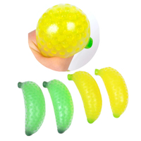 Jouet anti-stress personnalisé en forme de banane souple, à presser, jouet anti-stress squishy