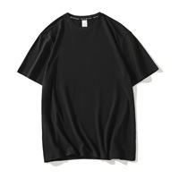 T-shirt unisexe en modal 200G, couleur unie, col rond, décontracté, personnalisable avec logo, idéal pour la publicité