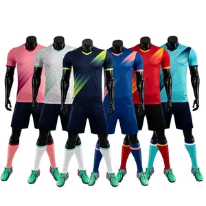 印刷定制徽标邮购足球服装的最新技术设计男士足球服最便宜的足球球衣