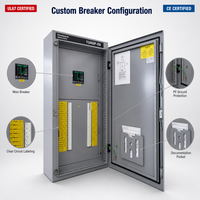 Armoire de commutation industrielle basse tension 220V/380Y IP66 avec 6 prises 100-400A et verrouillage anti-effraction