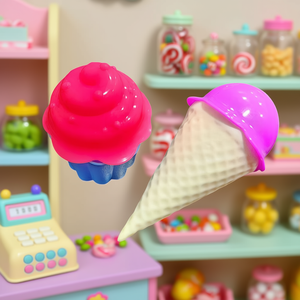 Ice Cream Dessert Pretend Play <b>Toy</b> for Kids <b>Sweet</b> <b>Shop</b> Role Play BOPP Packed - Product Image 3
