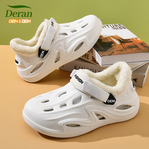 Deran OEM 2025 Tendance Antidérapant Style À La Mode EVA Sabots Léger À La Mode <span class=keywords><strong>Jardin</strong></span> Sabots Chaussures Hommes Sabots Avec Des Bottes En Coton - Product Image 1