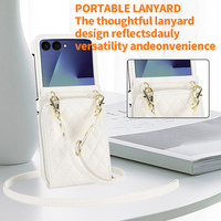 Étui portefeuille en cuir PU pour Samsung Galaxy Flip 3 4 5 6 7 étui de téléphone multi-cartes sac avec lanière