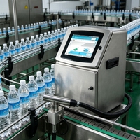Impresora de inyección de tinta industrial en línea Docod Cij V2000 para codificación de códigos de barras y fechas de caducidad de caracteres pequeños, máquina de impresión para tuberías de PVC y cables