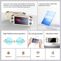 Console de jeu portable Anbernic RG VITA, Android 12, écran tactile 5,46 pouces, lecteur de jeux vidéo, console WIFI, streaming AI, 5000 mAh
