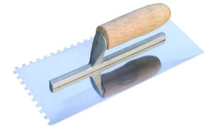 Applicateur de colle en plastique à lame carrée dentelée, racloir à colle pour carrelage, qualité industrielle, poignée ergonomique, bricolage - Product Image 3