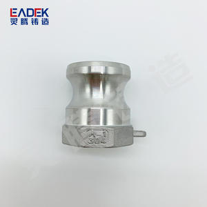 ข้อต่อเร็วท่อประปาขนาด 4 นิ้ว พร้อมแผ่นสแตนเลส 304 และ 316 แบบมีหูจับ เกลียวตัวผู้ตัวเมีย สำหรับงานอุตสาหกรรม - Product Image 4