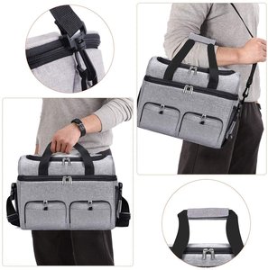 plegable bolsa de portátil aislado prueba de fugas refrigerador con correa para el hombro y manejar para bolso de playa - Product Image 5