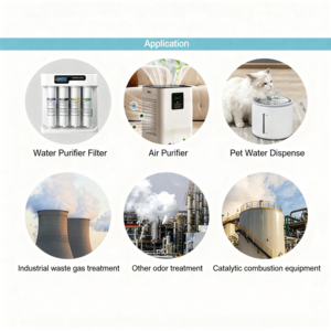 以新疆低灰分、低硫煤为原料的煤基圆柱形活性炭 - Product Image 6