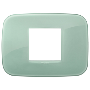 Placca Rotonda 2M Centrali Reflex Salvia 12.2x9 Cm Vimar - Product Image 1