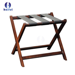 High Quality Solid Wood Luggage <strong>Rack</strong> with <strong>Shoe</strong> Shelf Durable and Stable <strong>Folding</strong> Design for Home or Hotel Use - Product Image 2