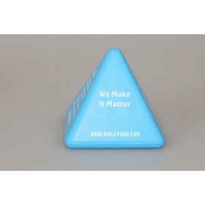 Pu Foam Pyramid Fidget Toy High <b>Rebound</b> Stress Relief Unisex 14 Years Up Cartoon Decorative Item - Product Image 2