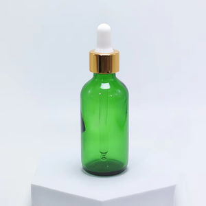 Botella de Vidrio Verde con Gotero de 5 ml, 10 ml, 15 ml, 20 ml, 30 ml, 50 ml, 100 ml, Botella para Aceites Esenciales, Envases para Cosméticos - Product Image 4