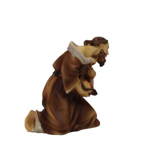 ZICOM Figurine de la Nativité peinte à la main, Berger agenouillé de 11 cm, Allemagne, pour figurines et jouets de Noël (9069-K001-21) - Product Image 2