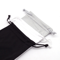 Microfibre 180 g/m² Lunettes de soleil personnalisées Nettoyage de téléphone portable Sacs à cordon Étui