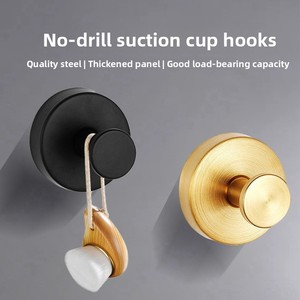 Có Thể Tháo Rời Tắm Thép Không Gỉ Hút Cốc Móc Cho Phòng Tắm Cửa Sổ Cửa Kính Tường, Áo Choàng Tắm Looafh Vòng Hoa Móc Cho Treo - Product Image 5